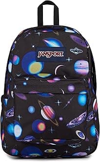JanSport SuperBreak Plus Backpack with Padded 15-inch Laptop Sleeve and Integrated Bottle Pocket - Spacious and Durable Daypack for Work and Travel - Surreal Space