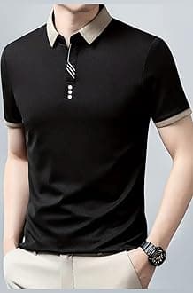 Lymio Polo T Shirt for Men || T Shirt for Man || Collar T Shirt Style Men (Packs Also Available) (Polo-55-58)
