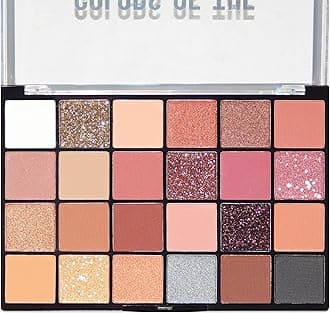 Eyeshadow Palette with 24 Shades including Nudes, Glitters and Mattes and shimmer (SHADE A)