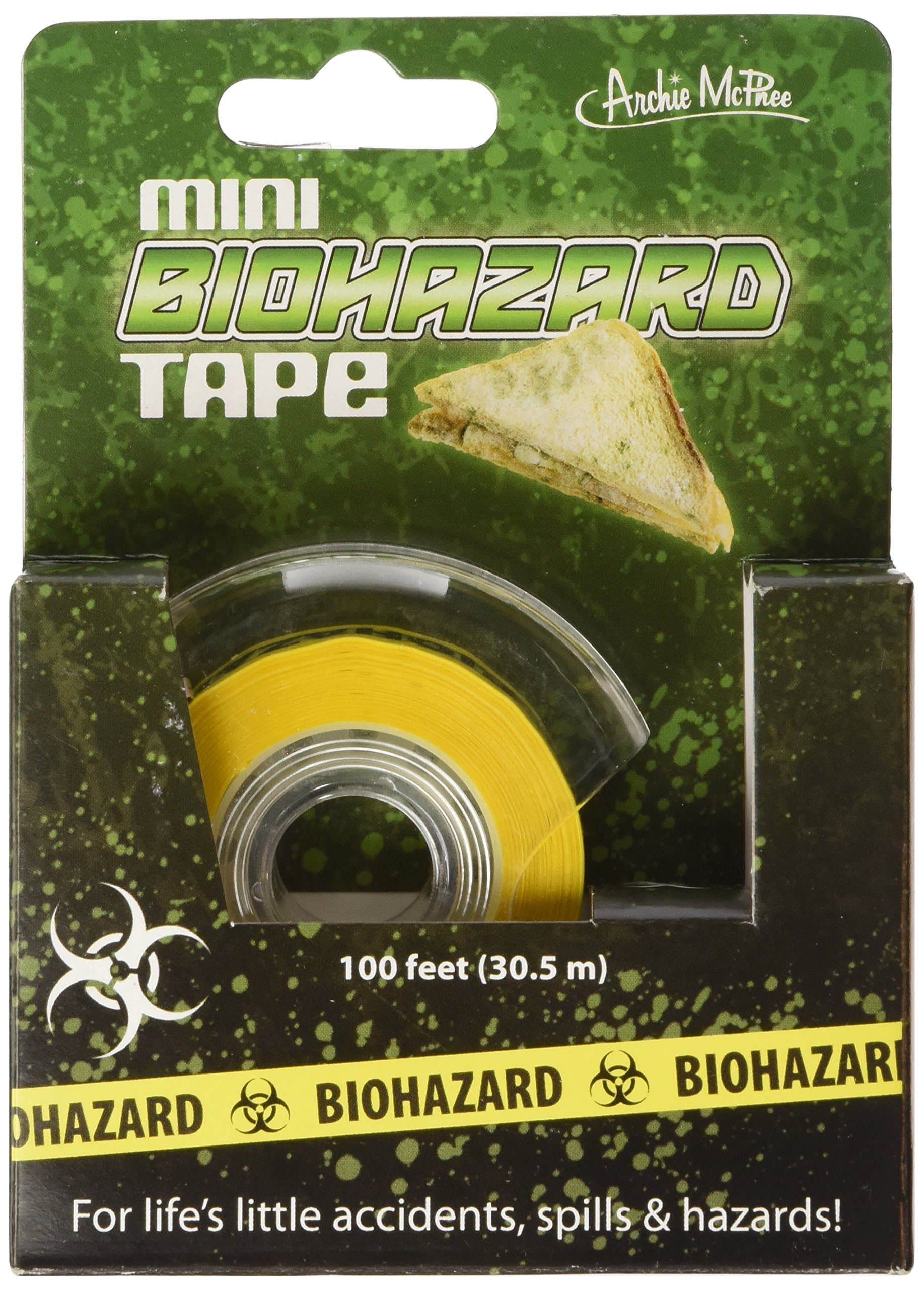 Mini Biohazard Tape Novelty Gag Gift