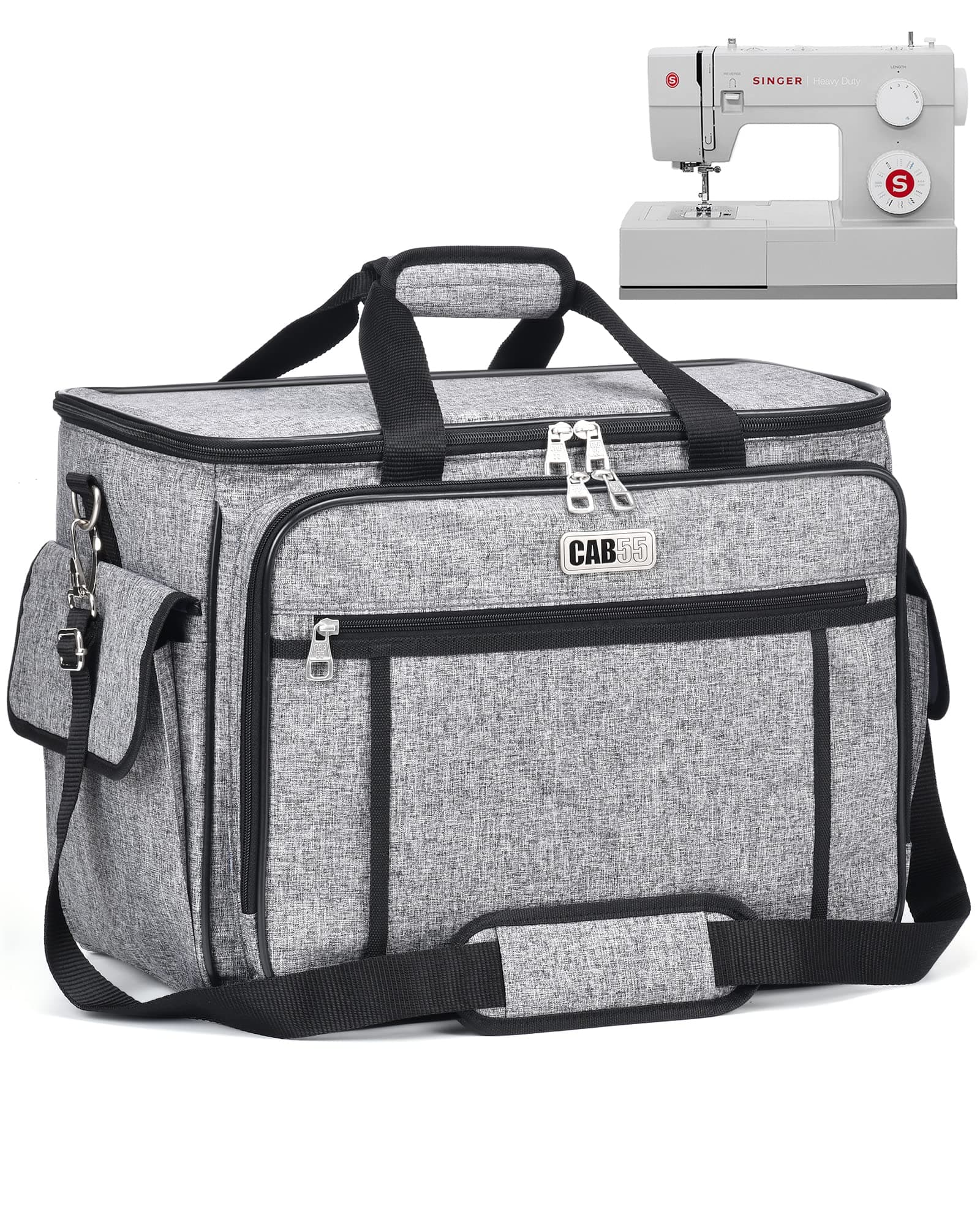 Sewing Machine Case - Carrying Bag with Removable Padding, Tote for Machine and Accessories