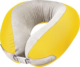 Go Travel Super Supportive & Ergonomic Memory Foam Dreamer Travel Neck Pillow (Yellow)