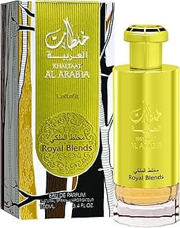 Lattafa Khaltat Al Arabia Royal Blends Gold – Fruity, Spicy, Woody, Amber – Eau de Parfum Spray Long-Lasting Fragrance for Unisex, 3.40 Ounce / 100 ml