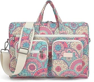 Canvaslove Water Resistant Laptop Sleeve Case Bag for MacBook Pro 16 inch and 15.6 inch and 16 inch laptop(Bandanna Muti-Pockets)