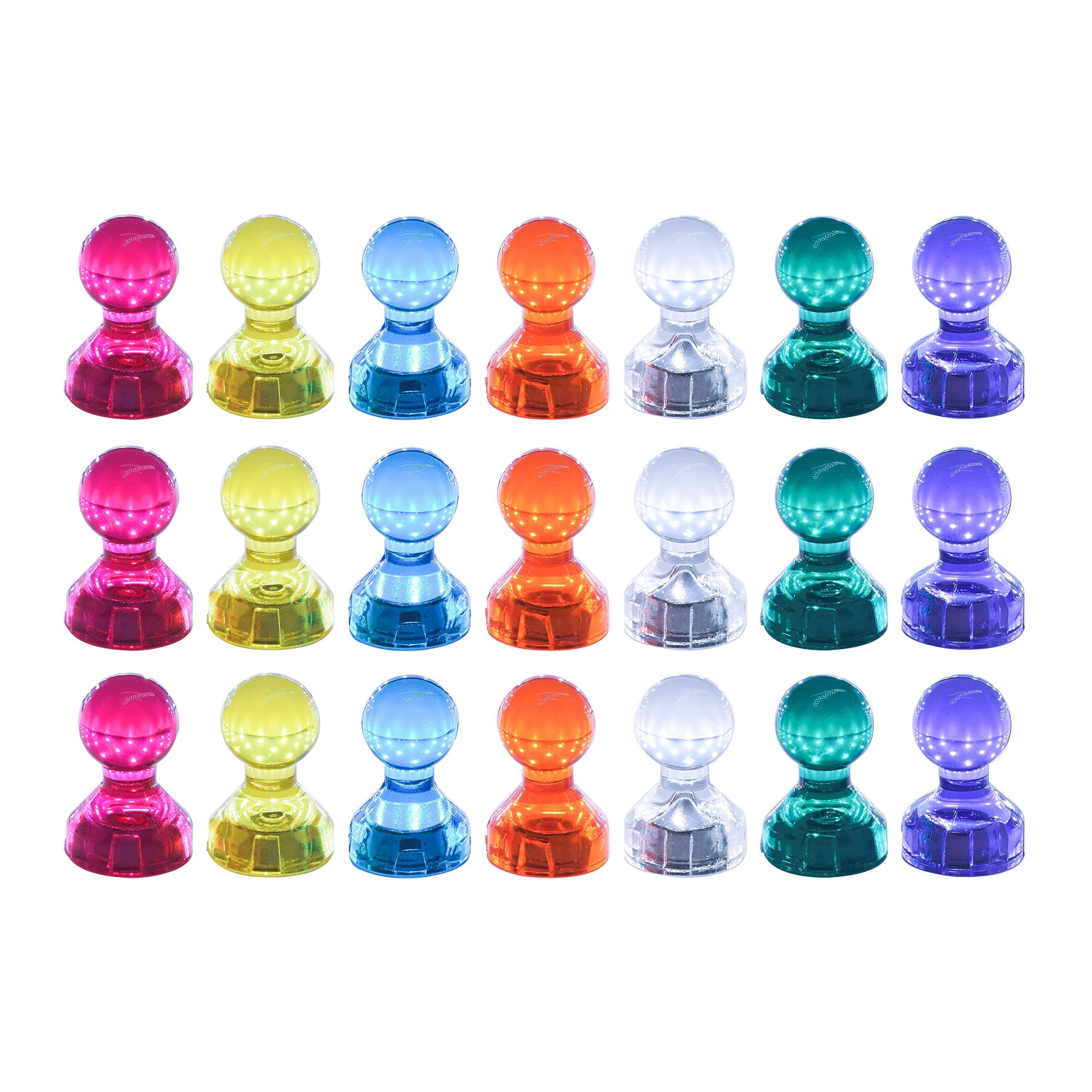 Transparent Colourful Whiteboard Magnet