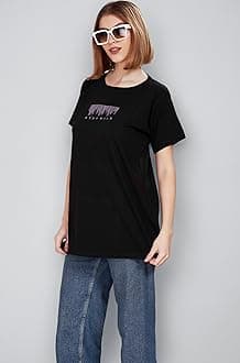 Women Long Length Cotton T-Shirt