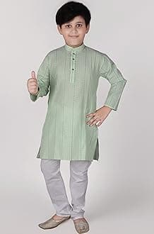 Pro-Ethic Style Developer Boy's Cotton Striped Kurta Pyjama For s | Kurta Paijama Set