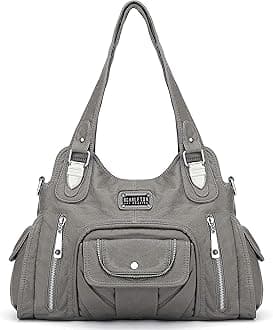 ScarletonPurses for Women Large Hobo Bags Washed Vegan Leather Shoulder Bag Satchel Tote Top Handle Handbags, H1292