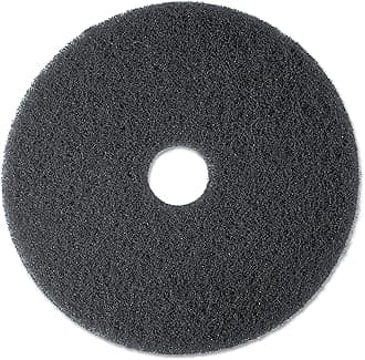 Black Stripper Pad 7200, 13" Floor Care Pad (Case of 5)