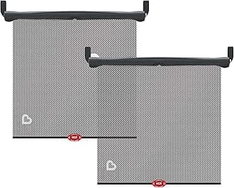 BRICA 2 Piece White Hot Sun Safety Shades by Brica