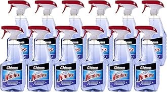 SC Johnson Professional, Windex Ammonia-Free Glass, Window, & Surface Cleaner, 32 Oz (Pack of 12)
