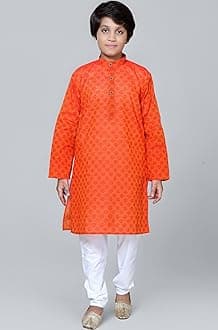 BABA AND BABY Kids traditional ethnic wear cotton kurta pajama set for boys