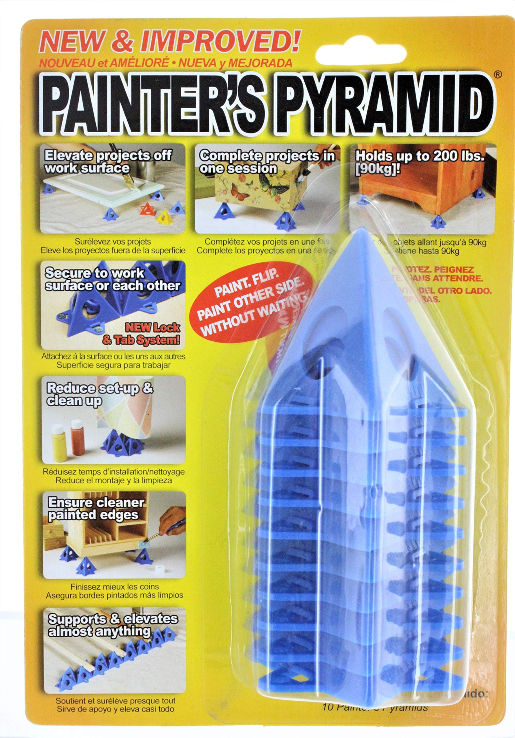 Painters Pyramid Stands 10/Pkg-Blue