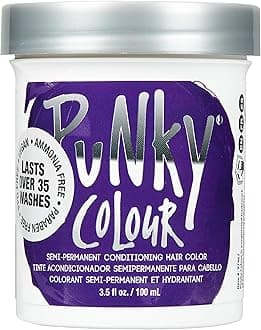 Plum Semi Permanent Conditioning Hair Color, Vegan, PPD and Paraben Free, lasts up to 25 washes, 3.5oz