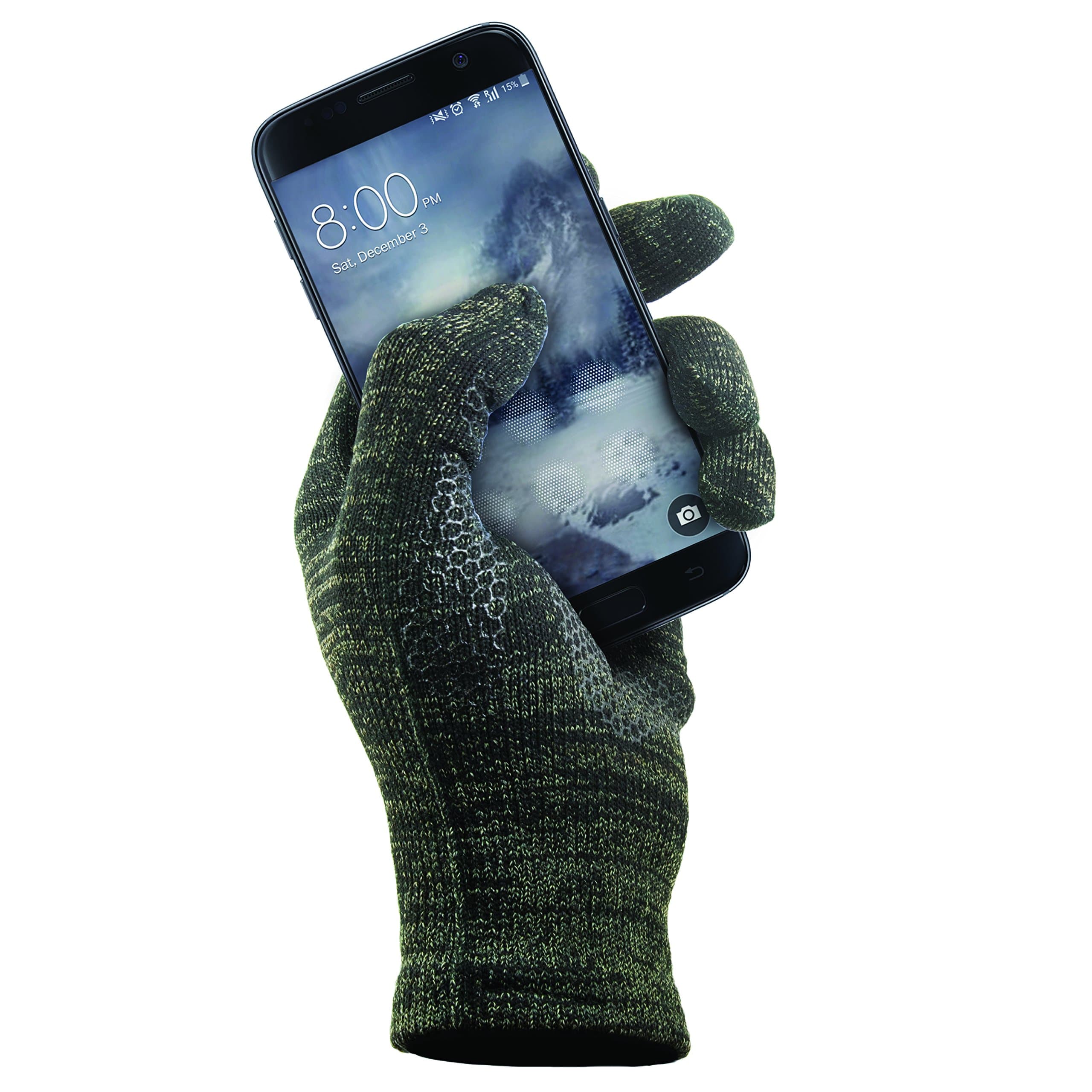 GliderGloves Winter Style Touch Screen Gloves, Black