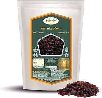 Biotic Natural Kamarkas Fresh Gondh-Palash Gondh-Kamar Kas Gondh-Kamarkash For Laddu-100Gm