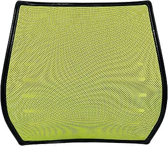 Comfortable Office Visitor revolving Boom Chair Spare Parts Accessories Net Back with nut Bolts and Key fit to Every Chair (Boom Green Chair Back, Chair Parts)