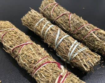 Smudge Set 3x Desert Sage Bundle Stick Clensing Ritual Paranormal Smudging UK