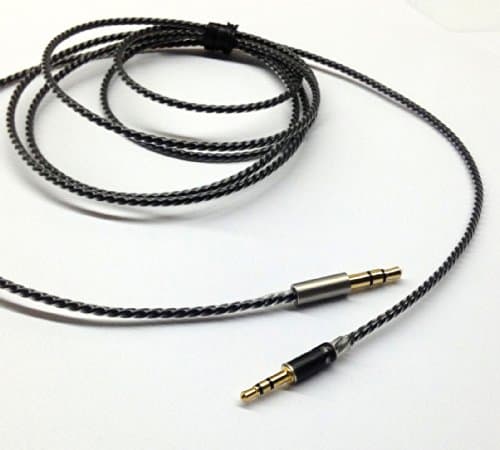 1.2m New Silver Plated Audio upgrade Cable For B&W Bowers & Wilkins P5 Headphones