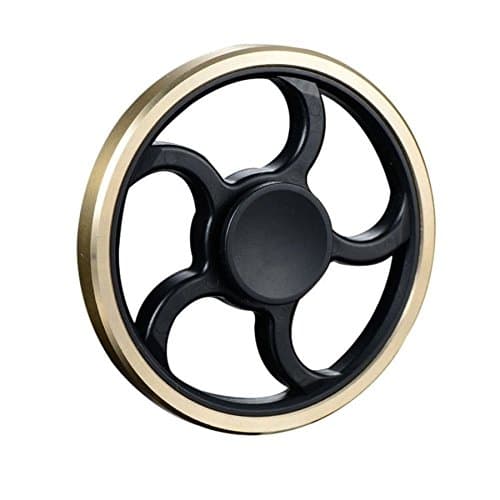 Fingertip Gyro Decompression Fidget Spinner Copper Five Leaf Stent EDC Tool Fidget Spinner Hand Toy Last for Perfect Gifts