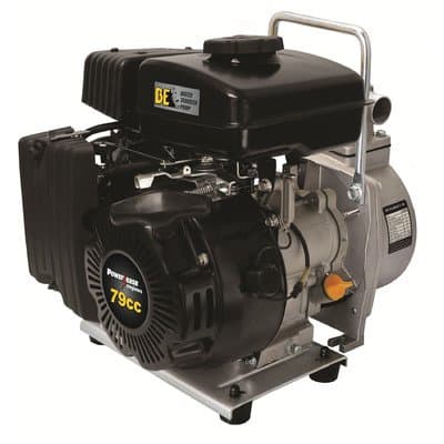 B E Pressure WP-1020R Water Transfer Pump, 1" Intake MNPT, 1" Outlet MNPT, 42 GPM, Black
