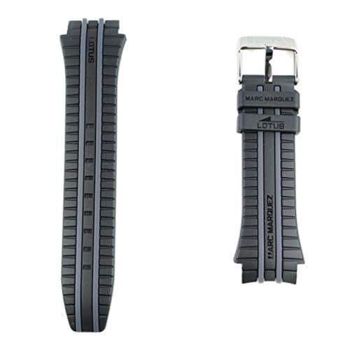 Lotus Marc Marquez Rubber Strap Black Two Grey Stripes Models 18259*