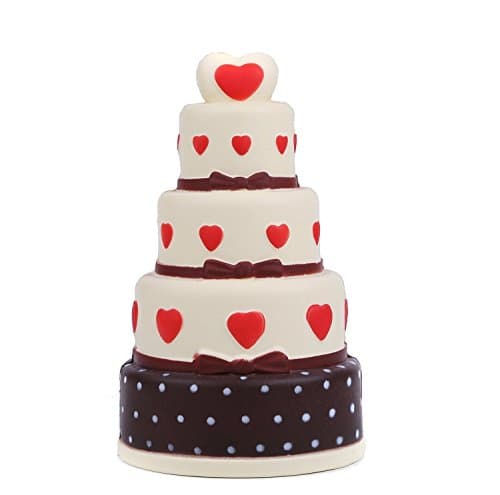 Squishy 5 Layer Cake | Slow Rising & Chocolate Scented |ADHD-Stress-Anxiety Party Toy For Babies, Kids, Children Adults- Boy and Girl | 2 months-99 Years | Gift Wrapping Available