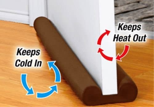 CHHELL Under Door Twin Draft Guard Cover Stop Light Dust Cool Air Escape Protector