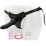 Couples Adjustable Strap On Harness 5.5 inch Color Black