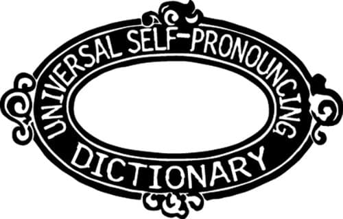 Acrylic Stamps 3"X3"-Dictionary Frame