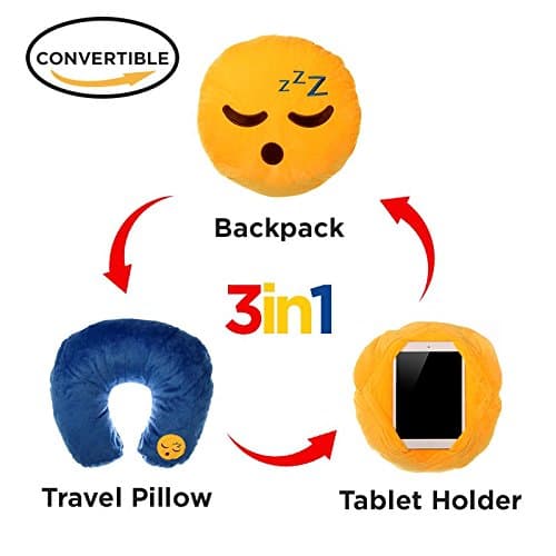 3 in 1 Emoji Pillow (SLEEPING)