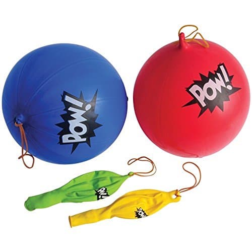 Super Hero Themed Comic Assorted 'POW' Punch Balloons - 24 Pack