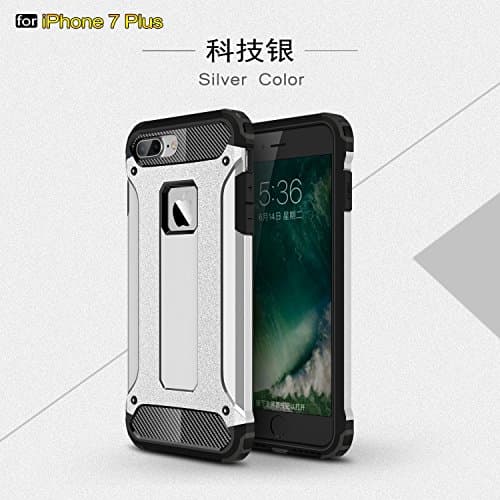 iPhone 7 Plus Case, 5.5 inch Mobile Phone Luxury King Kong Armor TPU PC Hard Hybrid Shockproof Protector Cover covers cases for Apple iPhone 7 2016