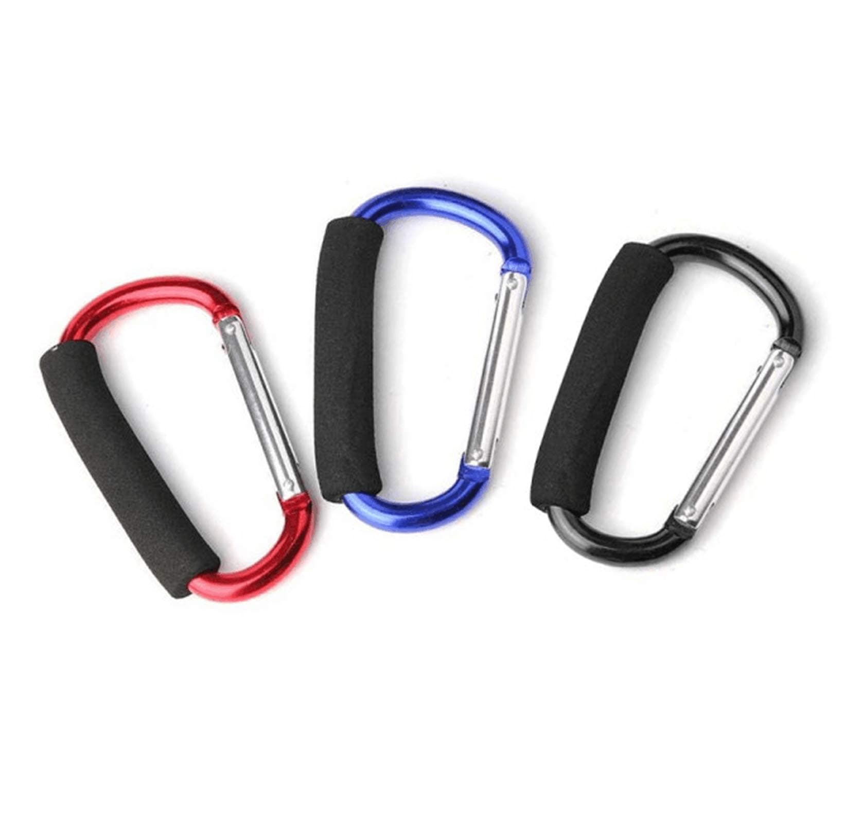 3 Pack Large D-Style Carry Handle with Sponge for Shopping Bags Handbag Tote Stroller Carrying