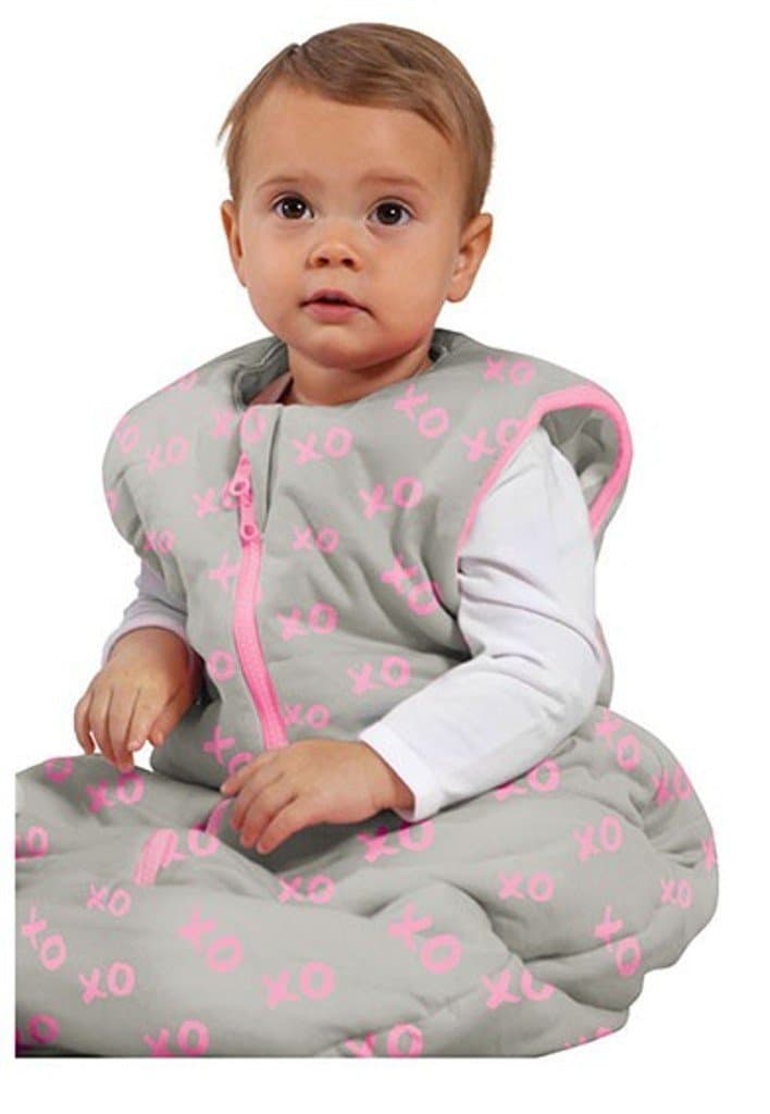 Baby Studio My First Reversible Sleeping Bag (18 Months Plus, Kiss-n-Hugs, Pink)