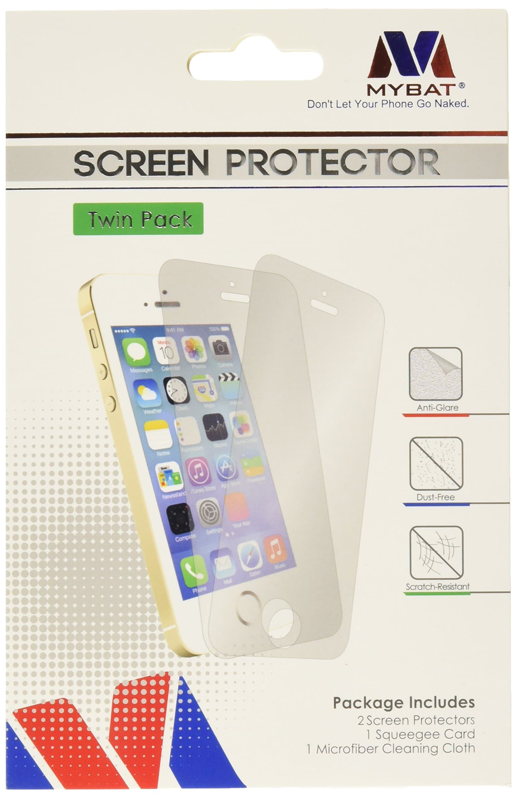 Asmyna LG LS996 G Flex 2 Twin Pack Screen Protector - Retail Packaging - Clear