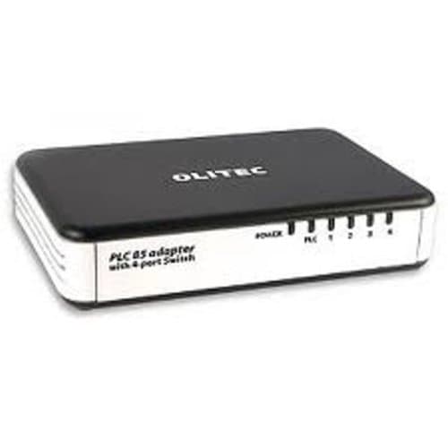 Olitec CPL Adaptor 85 Mbps with Switch / 4 Integrated Ethernet Ports
