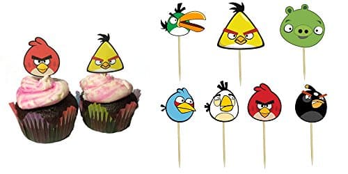 Angry Birds Cupcake Toppers