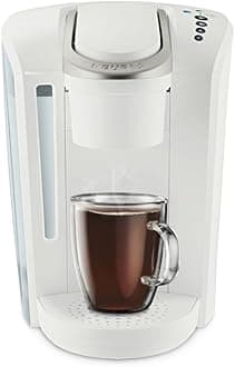 Keurig K-Select Coffee Maker, Single Serve K-Cup Pod Coffee Brewer, With Strength Control and Hot Water On Demand With Strength Control and Hot Water On Demand Matte White K-Select