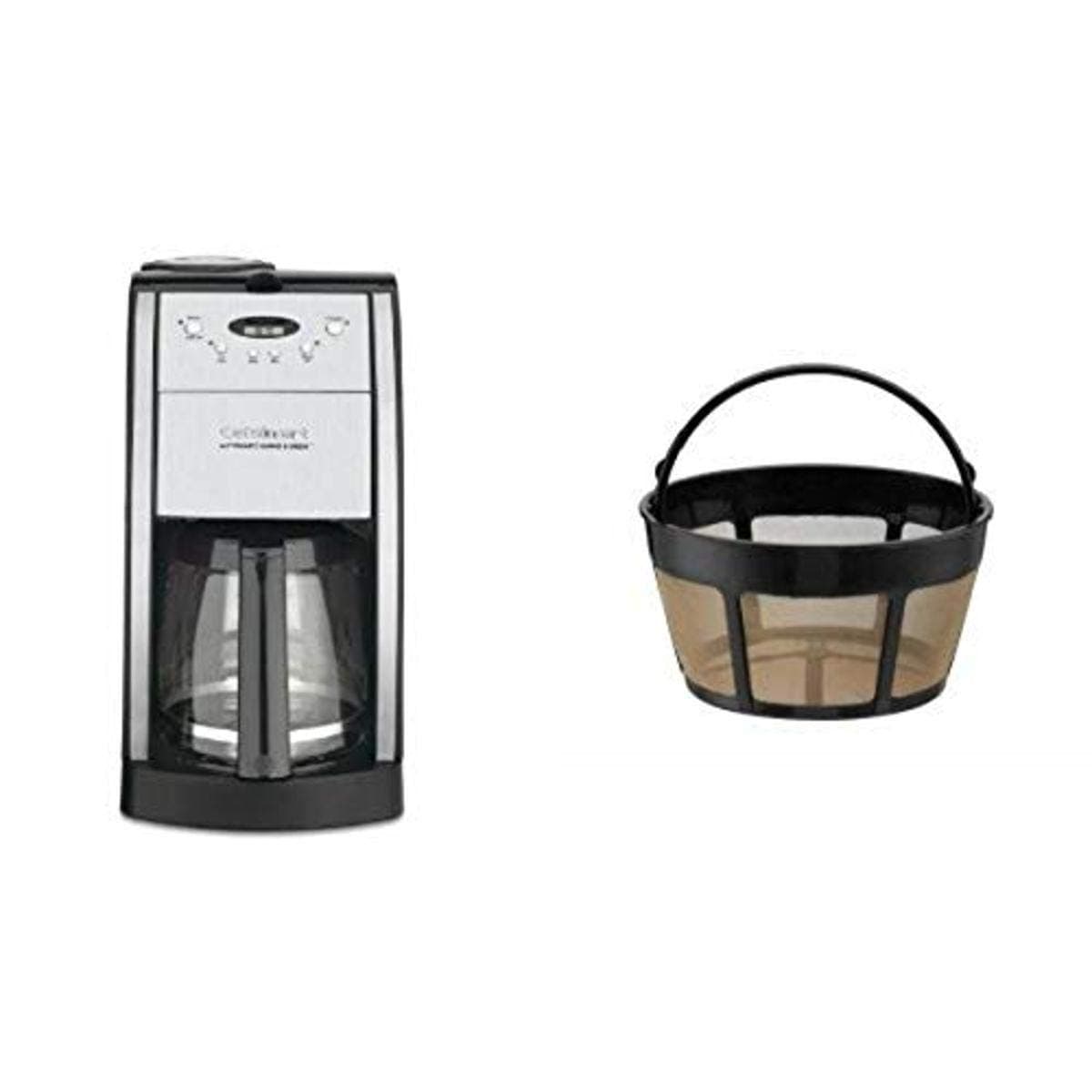 DGB-550BK Grind-and-Brew 12-Cup Automatic Coffeemaker and Filter Bundle