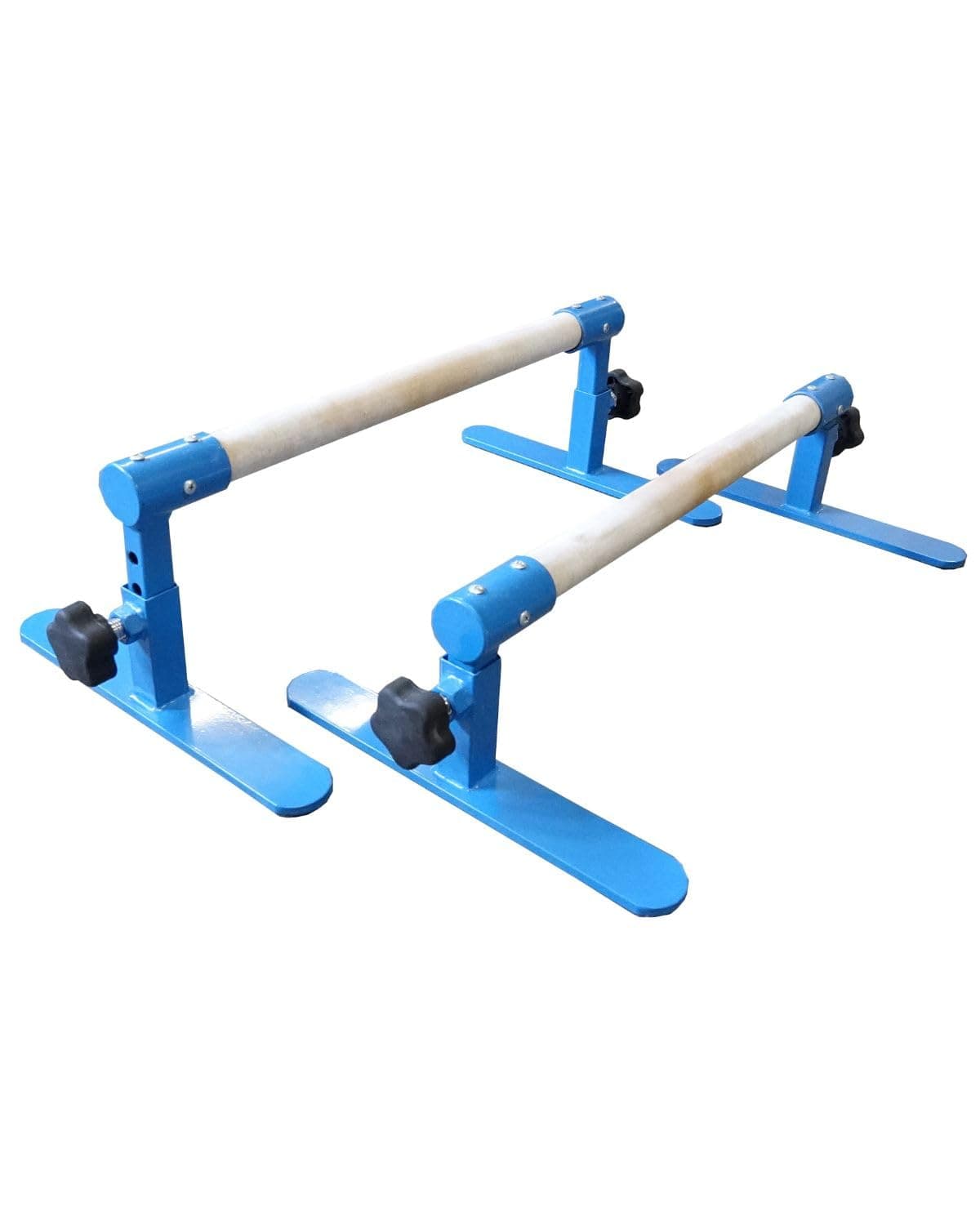 Tumbl Trak Parallette Bars Blue, Adjustable
