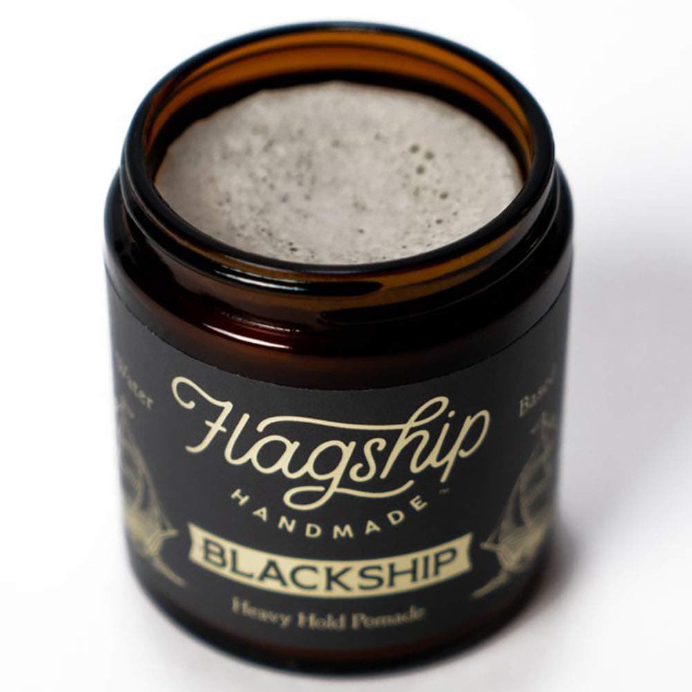 Flagship Pomade Co. Black Ship Heavy Water Based Pomade 4oz