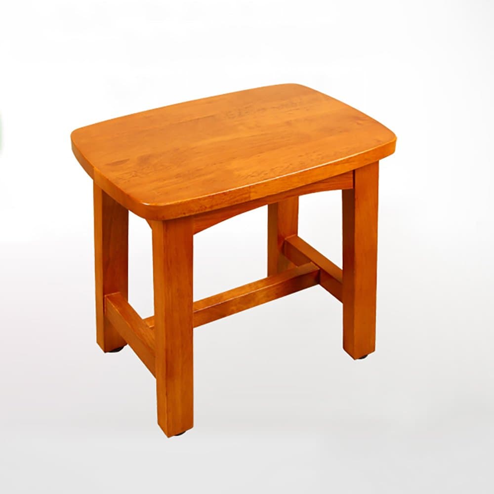 LJHA Chairs Solid Wood Small Square Stool/Shower Stool/Anti-corrosion Seat/Bathroom Small Bench/Doorway Change Shoes Stool (30 * 30cm) Stools
