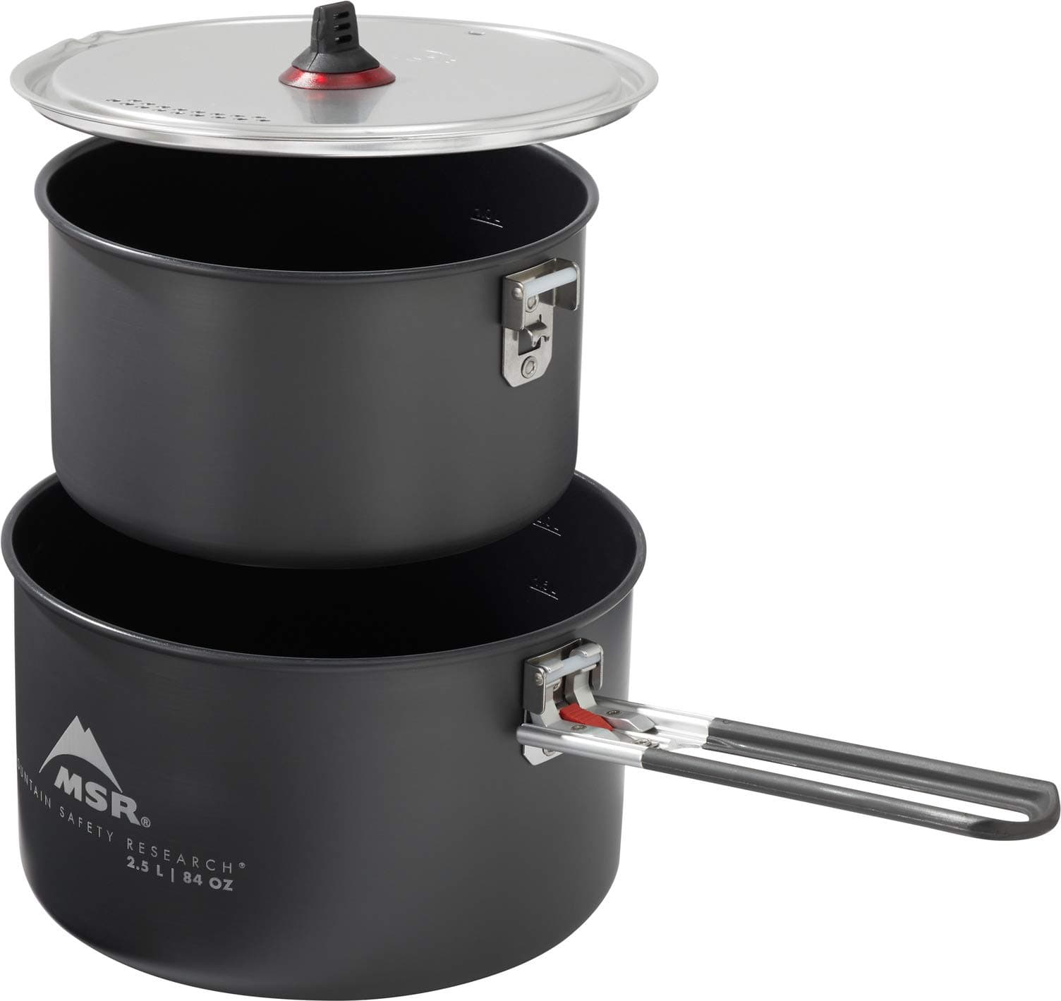 Nonstick Ceramic Coated 2-Pot Camping Cook Set