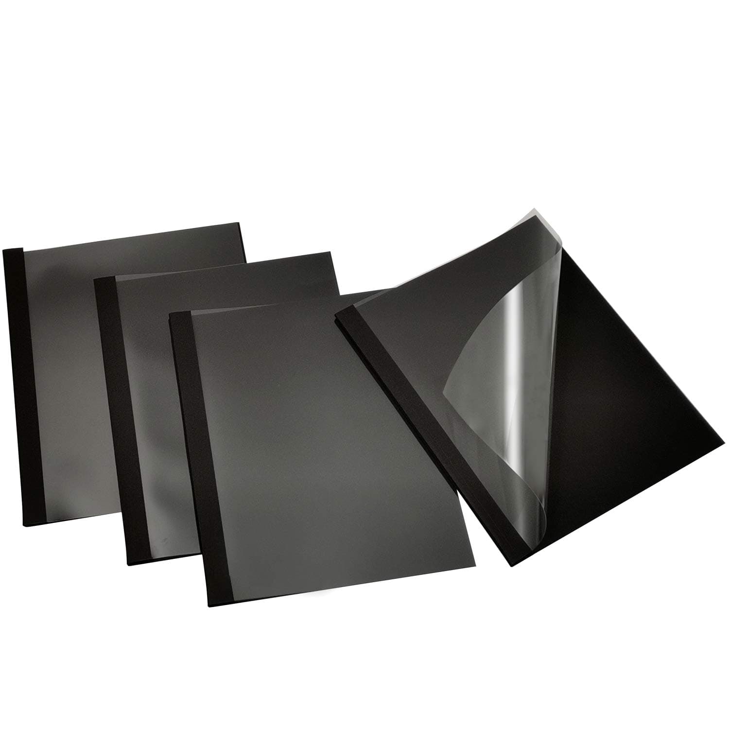 Thermal Binding Cover, A4, 4mm, 35 Sheets Binding Capacity, Black, Pack of 25