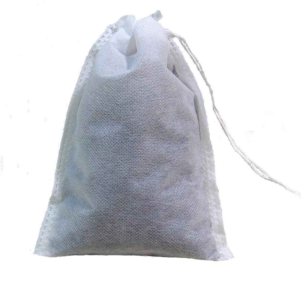 Empty Tea Filter Bags Disposable Drawstring Tea Bag Fillable Tea Infuser for Loose Leaf Tea Herbs and Spices Pack of 100