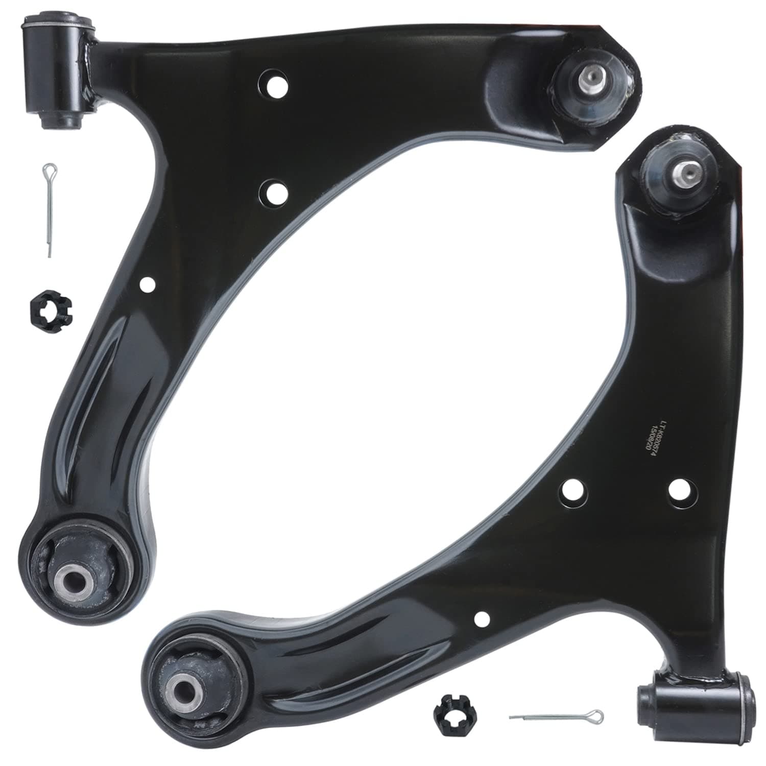 Detroit Axle - 2pc Front Lower Control Arms for 2006-2013 Suzuki Grand Vitara, 2 Control Arms and Ball Joints Assembly 2007 2008 2009 2010 2011 2012 Replacement