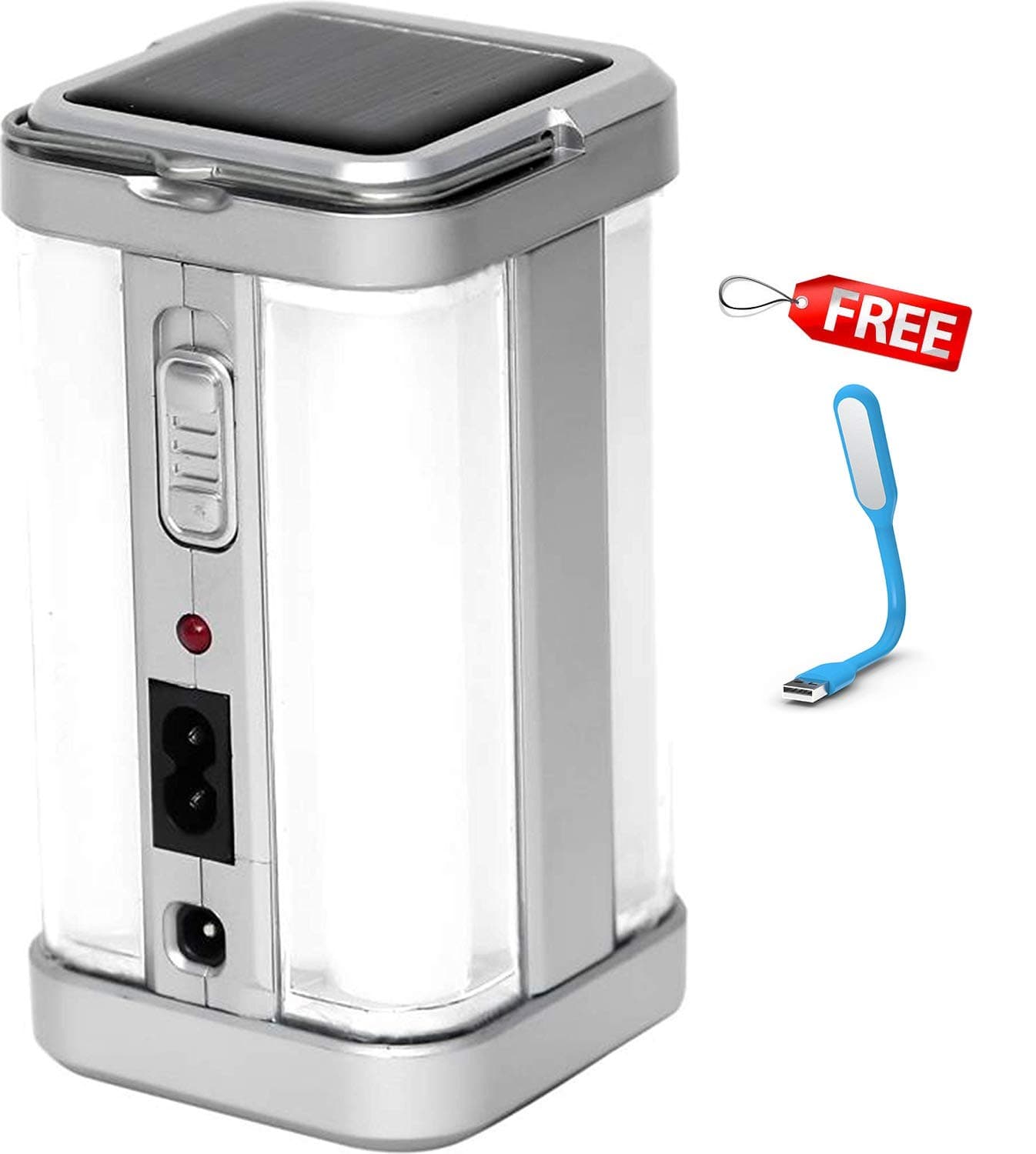 Plastic Rechargeable Emergency Torch Light, Black