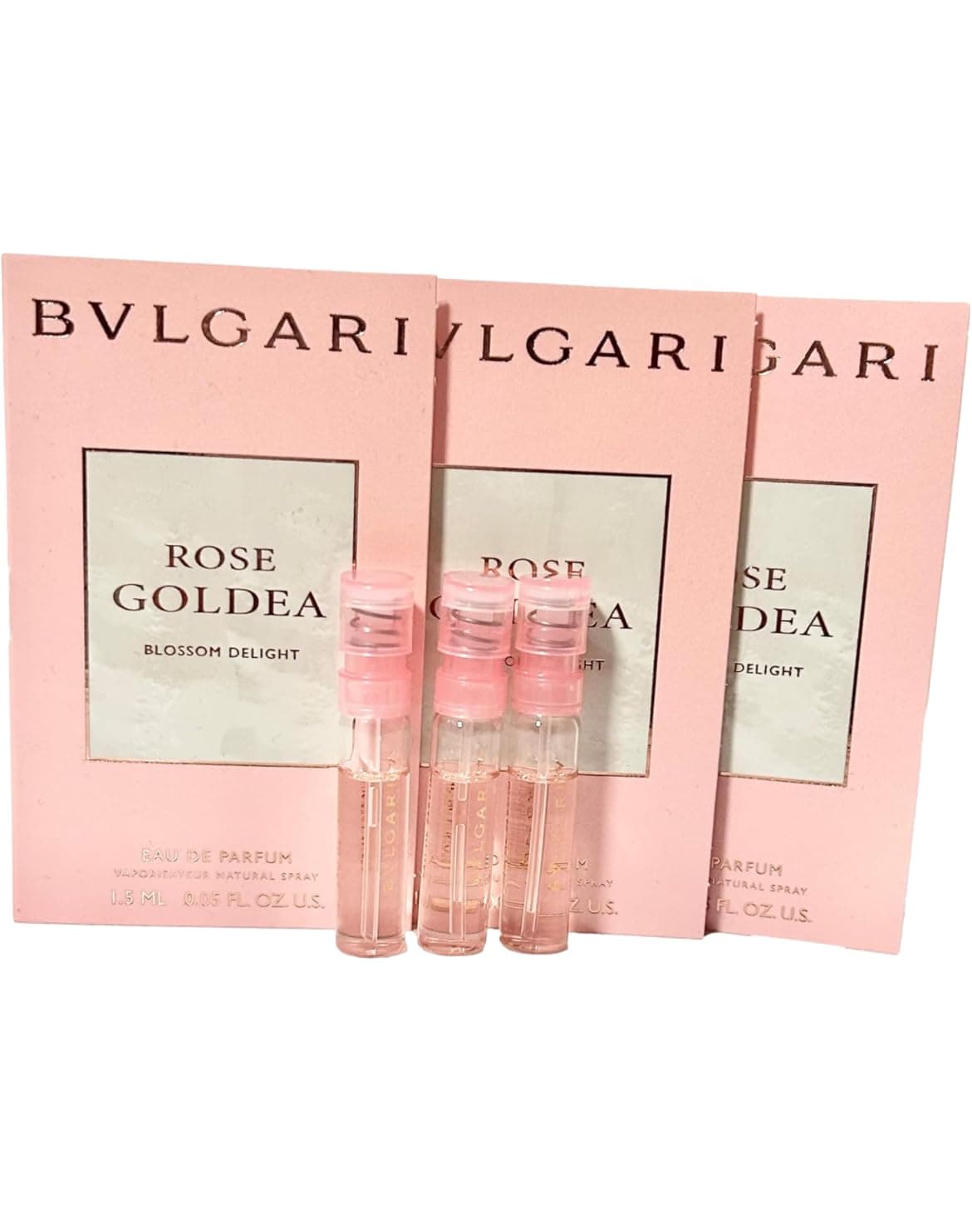Sample Perfume Rose Goldea Blossom Delight EDP Spray Sample Vials1.5 ml / 0.05 Fl Oz Women Perfume Set of 3