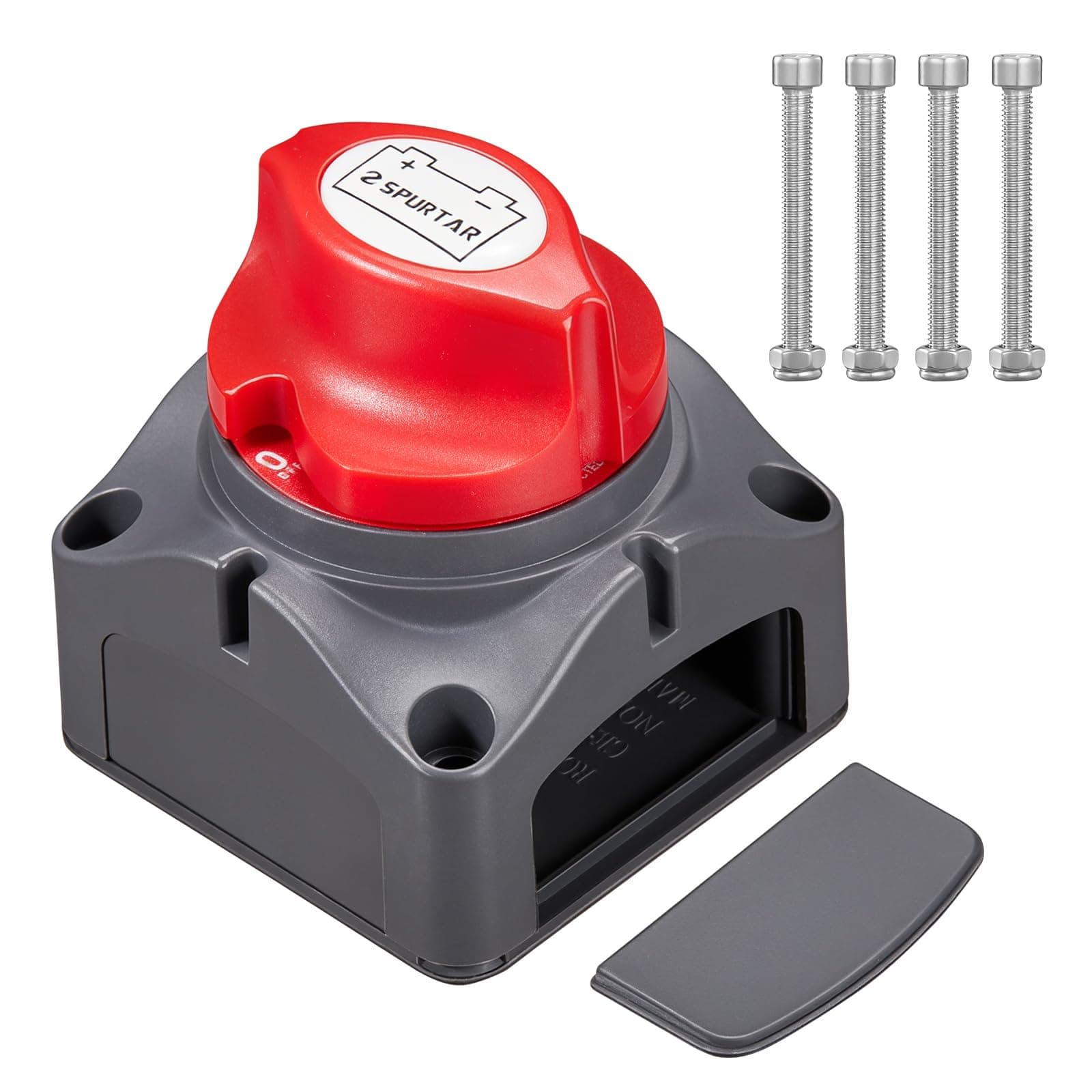 Marine Boat Battery Disconnect Switch, 12V 24V 48V Master Battery Disconnect